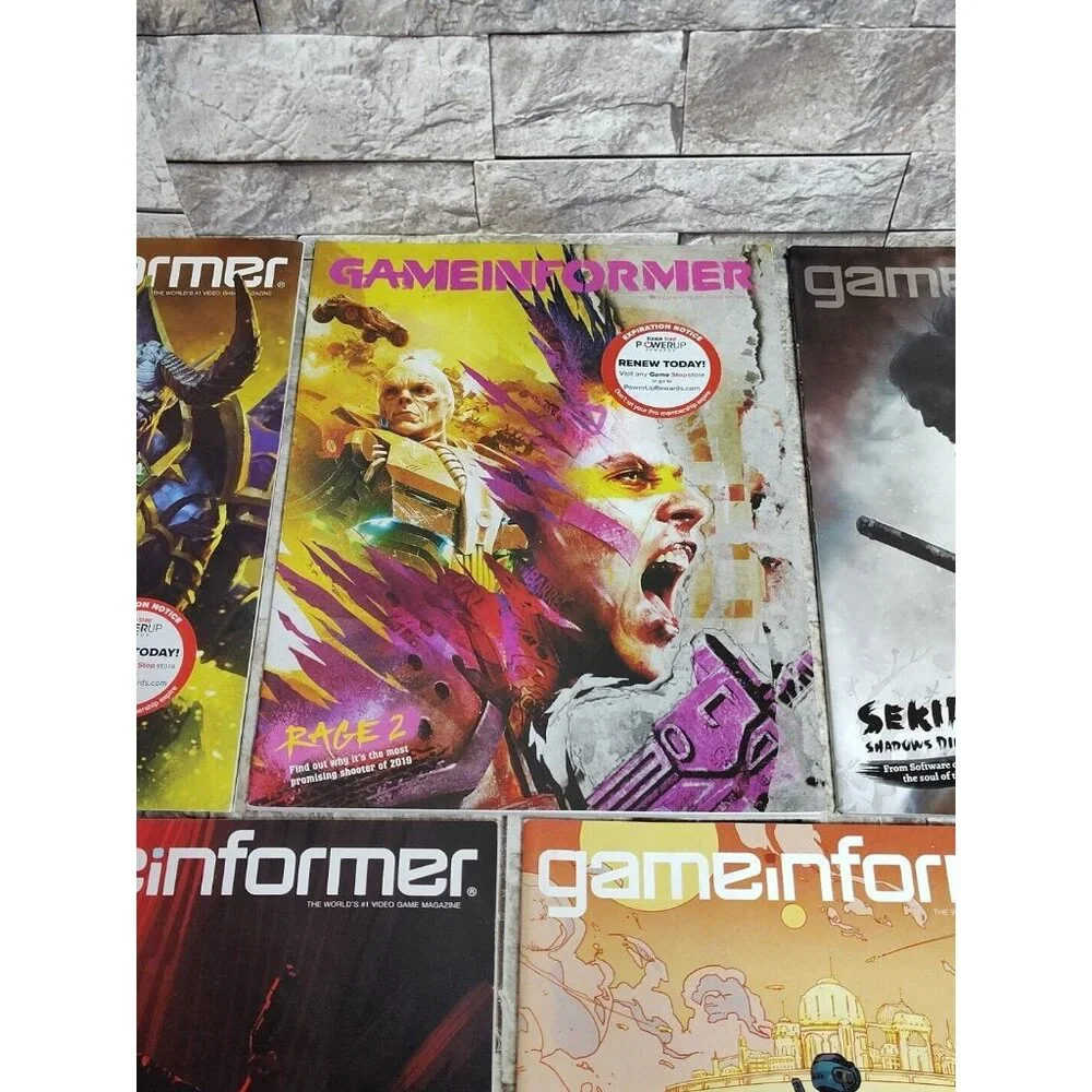 Lot Of 5 Game Informer Magazine Issues 308,309,310,311, 312